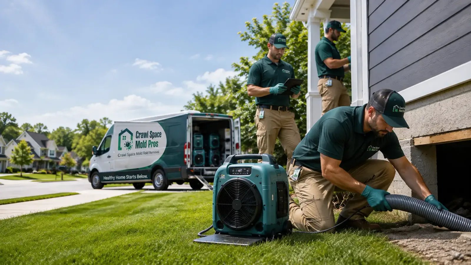 Crawl Space Mold Removal in Oakland, MI
